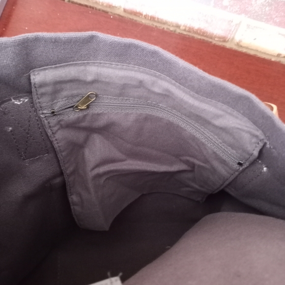 AAA Canvas Grey Travel Backpack - Picture 7 of 9